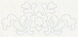 Feather Quilting Flower Crest 2 (Single Run)