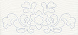 Feather Quilting Flower Crest 2 (Single Run)