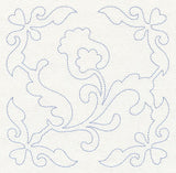 Feather Quilting Tulip Square (Single Run)