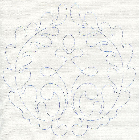 Feather Quilting Laurel Circle (Single Run)