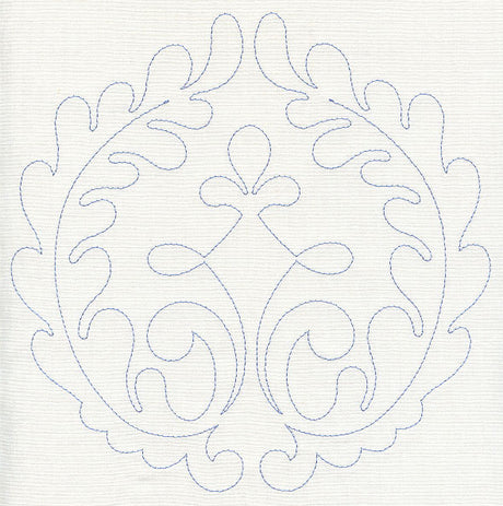 Feather Quilting Laurel Circle (Single Run)