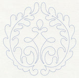 Feather Quilting Laurel Circle (Single Run)