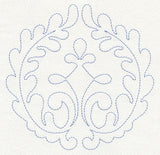 Feather Quilting Laurel Circle (Single Run)