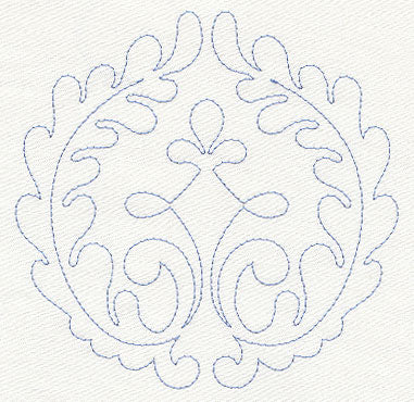 Feather Quilting Laurel Circle (Single Run)