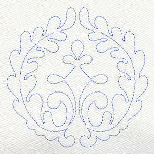 Feather Quilting Laurel Circle (Single Run)