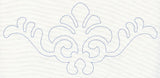 Feather Quilting Fleur de Lis Crest (Single Run)