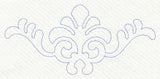 Feather Quilting Fleur de Lis Crest (Single Run)
