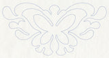 Feather Quilting Butterfly Crest (Single Run)