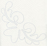 Feather Quilting Heart Corner (Single Run)