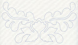 Feather Quilting Blooming Crest 1 (Single Run)