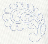 Feather Quilting Curling Paisley (Single Run)