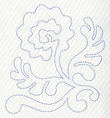 Feather Quilting Blooming Rose (Single Run)