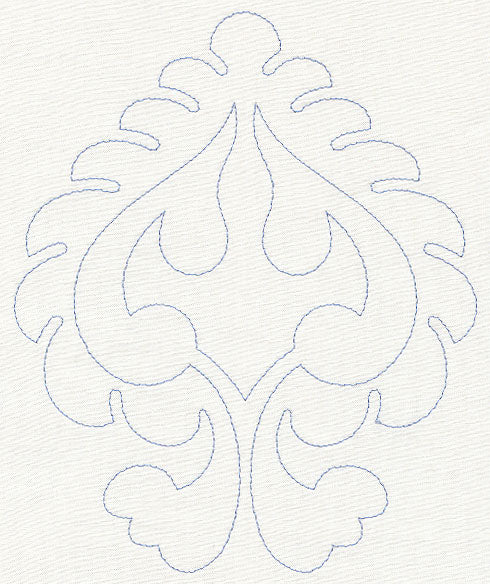 Feather Quilting Spade (Single Run)