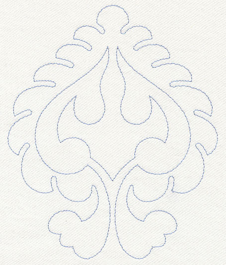 Feather Quilting Spade (Single Run)