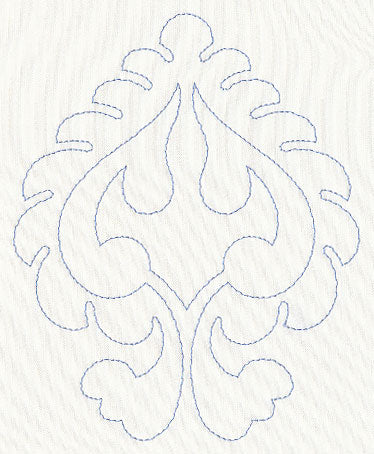 Feather Quilting Spade (Single Run)