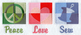 Peace Love Sew