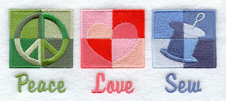 Peace Love Sew