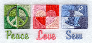 Peace Love Sew