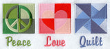 Peace Love Quilt