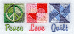 Peace Love Quilt