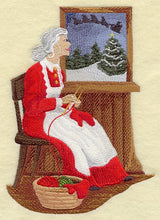 Mrs. Claus - Knitting Mittens