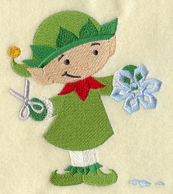 Crafty Elf - Making Paper Snowflake