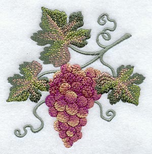 Grapes in Watercolor