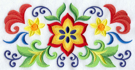 Majolica Floral Border