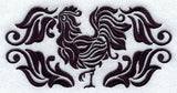 Damask Rooster Border