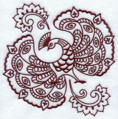 Mehndi Peacock