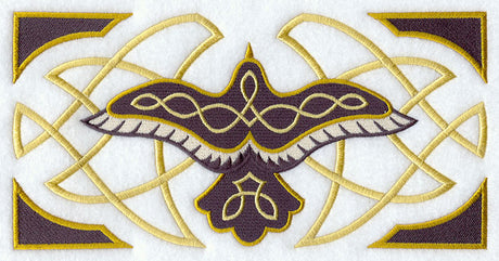 Celtic Raven Framed Rectangle