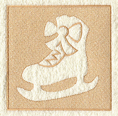 Ice Skate (Embossed)