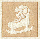 Ice Skate (Embossed)