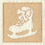 Ice Skate (Embossed)