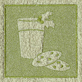 Santa's Milk and Cookies (Embossed)