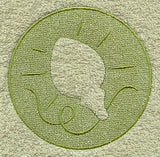 Christmas Light Bulb (Embossed)