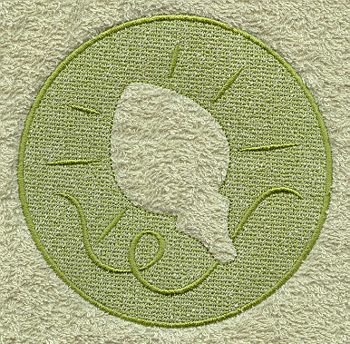 Christmas Light Bulb (Embossed)