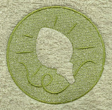 Christmas Light Bulb (Embossed)