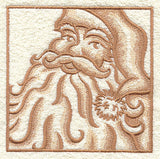 Santa Claus Portrait (Embossed)