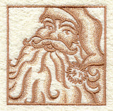 Santa Claus Portrait (Embossed)