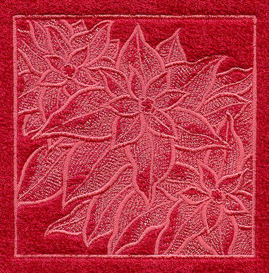 Poinsettia Bouquet (Embossed)