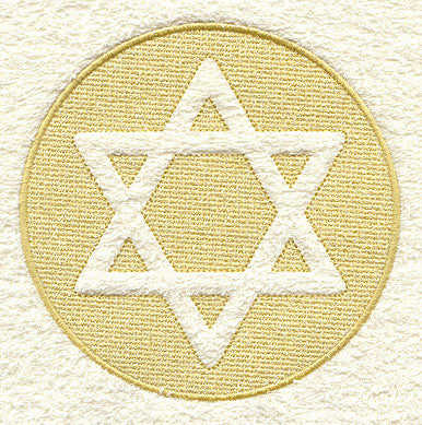 Star of David (Embossed)
