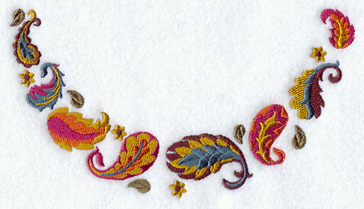 Autumn Paisley Neckline (Crewneck)