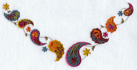 Autumn Paisley Neckline (V-Neck)