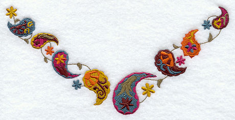 Autumn Paisley Neckline (V-Neck)