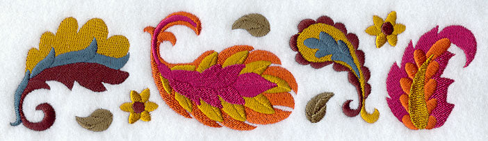 Autumn Paisley Border