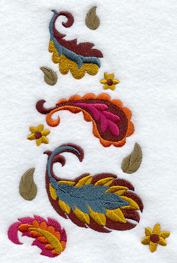 Autumn Paisley Wedge