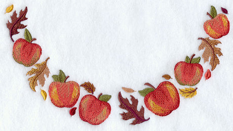 Autumn Apples Neckline (Crewneck)