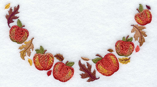 Autumn Apples Neckline (Crewneck)