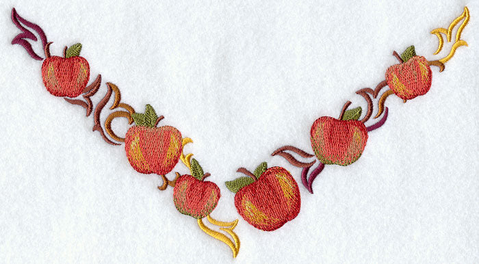 Autumn Apples Neckline (V-Neck)